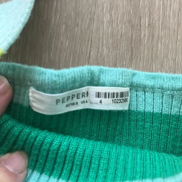 PEPPER-MAYO ALBA KNIT CROP - Picture 6 of 7